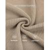 imageCOOFANDY Mens Knit Pullover Sweater Long Sleeve Casual Sweater Open Front Ribbed SweaterLight Khaki