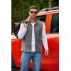 imageCOOFANDY Mens Minimalist Fleece Vest Casual Sleeveless Jacket Lightweight Outerwear Vests for City Layers Heather GreyL