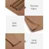imageCOOFANDY Mens Mock Turtleneck Long Sleeve Shirts Basic Thermal Turtle Neck Undershirt Lightweight Pullover Sweaters TopLight Brown