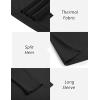 imageCOOFANDY Mens Mock Turtleneck Long Sleeve Shirts Basic Thermal Turtle Neck Undershirt Lightweight Pullover Sweaters TopTwo Pack  BlackBlack