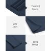 imageCOOFANDY Mens Mock Turtleneck Long Sleeve Shirts Basic Thermal Turtle Neck Undershirt Lightweight Pullover Sweaters TopTwo Pack  BlackNavy Blue