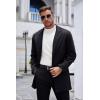 imageCOOFANDY Mens Mock Turtleneck Long Sleeve Shirts Basic Thermal Turtle Neck Undershirt Lightweight Pullover Sweaters TopTwo Pack  BlackWhite