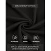 imageCOOFANDY Mens Mock Turtleneck Ribbed Knit Pullover Sweater Casual Lightweight Slim fit Dress SweaterBlack