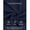 imageCOOFANDY Mens Mock Turtleneck Ribbed Knit Pullover Sweater Casual Lightweight Slim fit Dress SweaterDark Navy Blue
