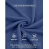 imageCOOFANDY Mens Mock Turtleneck Ribbed Knit Pullover Sweater Casual Lightweight Slim fit Dress SweaterDenim Blue