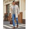 imageCOOFANDY Mens Mock Turtleneck Ribbed Knit Pullover Sweater Casual Lightweight Slim fit Dress SweaterLight Grey