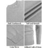 imageCOOFANDY Mens Mock Turtleneck Ribbed Knit Pullover Sweater Casual Lightweight Slim fit Dress SweaterLight Grey