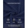 imageCOOFANDY Mens Mock Turtleneck Ribbed Knit Pullover Sweater Casual Lightweight Slim fit Dress SweaterNavy Blue