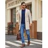 imageCOOFANDY Mens Mock Turtleneck Ribbed Knit Pullover Sweater Casual Lightweight Slim fit Dress SweaterNavy Blue