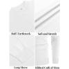 imageCOOFANDY Mens Mock Turtleneck Ribbed Knit Pullover Sweater Casual Lightweight Slim fit Dress SweaterWhite