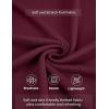 imageCOOFANDY Mens Mock Turtleneck Ribbed Knit Pullover Sweater Casual Lightweight Slim fit Dress SweaterWine Red