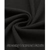 imageCOOFANDY Mens Overshirt Shacket Jacket Mens Textured Button Down Long Sleeve Shirts Fashion JacketBlack