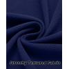 imageCOOFANDY Mens Overshirt Shacket Jacket Mens Textured Button Down Long Sleeve Shirts Fashion JacketNavy Blue