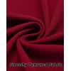 imageCOOFANDY Mens Overshirt Shacket Jacket Mens Textured Button Down Long Sleeve Shirts Fashion JacketWine Red
