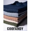 imageCOOFANDY Mens Polo Sweaters Long Sleeve V Neck Knit Polos Lightweight Casual Pullover SweaterBrown