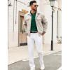 imageCOOFANDY Mens Polo Sweaters Long Sleeve V Neck Knit Polos Lightweight Casual Pullover SweaterDark Green