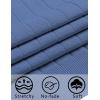 imageCOOFANDY Mens Polo Sweaters Long Sleeve V Neck Knit Polos Lightweight Casual Pullover SweaterDemin Blue