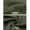 imageCOOFANDY Mens Quarter Zip Pullover Fleece Lined Sweatshirts Long Sleeve Mock Neck Sweater with PocketArmy Green