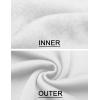 imageCOOFANDY Mens Quarter Zip Pullover Fleece Lined Sweatshirts Long Sleeve Mock Neck Sweater with PocketWhite