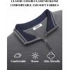imageCOOFANDY Mens Quarter Zip Pullover Sweater Slim Fit Knit Mock Neck Polo SweatersDark Grey