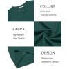 imageCOOFANDY Mens Sweater Crewneck Pullover Long Sleeve Lightweight Sweater Plain Knit Silm FitBright Green