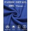 imageCOOFANDY Mens T Shirts Short Sleeve Knit Sweater Shirt Casual Crewneck Ribbed Pullover TeesKlein Blue