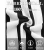 imageCOOFANDY Mens T Shirts Short Sleeve Knit Sweater Shirt Casual Crewneck Ribbed Pullover TeesWhite  Black Stripes
