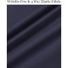 imageCOOFANDY Mens Wrinkle Free Shirts Casual Long Sleeve Button Down Dress ShirtsBlue Vilot