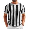 Light Grey - Black Stripes