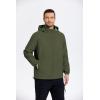 imageCOOFANDY Mens Rain Jacket Lightweight Waterproof Raincoat Packable Rain Shell Jacket With Hood Golf Hiking WindbreakerArmy Green