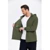imageCOOFANDY Mens Rain Jacket Lightweight Waterproof Raincoat Packable Rain Shell Jacket With Hood Golf Hiking WindbreakerArmy Green