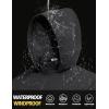 imageCOOFANDY Mens Rain Jacket Lightweight Waterproof Raincoat Packable Rain Shell Jacket With Hood Golf Hiking WindbreakerBlack