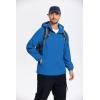 imageCOOFANDY Mens Rain Jacket Lightweight Waterproof Raincoat Packable Rain Shell Jacket With Hood Golf Hiking WindbreakerBlue
