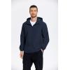 imageCOOFANDY Mens Rain Jacket Lightweight Waterproof Raincoat Packable Rain Shell Jacket With Hood Golf Hiking WindbreakerNavy Blue