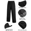 imageCOOFANDY Mens Rain Suit 2 Piece Waterproof Breathable Rain Gear Lightweight Rain Jacket Pants Rainwear SuitBlueBlack