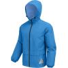 imageCOOFANDY Mens Rain Suit 2 Piece Waterproof Breathable Rain Gear Lightweight Rain Jacket Pants Rainwear SuitBlueBlack