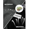 imageCOOFANDY Mens Rain Suit 2 Piece Waterproof Breathable Rain Gear Lightweight Rain Jacket Pants Rainwear SuitDark Grey