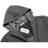 imageCOOFANDY Mens Rain Suit 2 Piece Waterproof Breathable Rain Gear Lightweight Rain Jacket Pants Rainwear SuitDark Grey