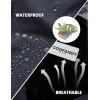 imageCOOFANDY Mens Rain Suit 2 Piece Waterproof Breathable Rain Gear Lightweight Rain Jacket Pants Rainwear SuitNavy Blue