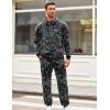 imageCOOFANDY Sweatsuits for Men 2 Piece tracksuit Sets Full Zip Hoodie Sweatpants for Men Casual Sports Jogging Suits S4XLBlack Camo