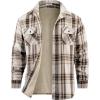 Dark Brown Grey White Plaid