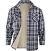 Navy White Khaki Plaid