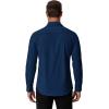 imageCOOFANDY Mens Formal Dress Shirt Hidden Button Front Wrinkle Free Shirt Regular Fit Stretch Business Casual ShirtsDark Blue