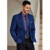 imageCOOFANDY Mens Formal Dress Shirt Hidden Button Front Wrinkle Free Shirt Regular Fit Stretch Business Casual ShirtsPurplish Red