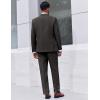 imageCOOFANDY Mens Suit 2 Piece Suit Classic Fit Two Button Blazer Jacket Pants Set Business Wedding Party Suits for MenDark Gray