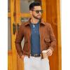 imageCOOFANDY Mens Henley Sweater Long Sleeve Textured Pullover Sweaters Casual Button Crewneck Knit SweaterBlue