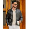 imageCOOFANDY Mens Knit Polo Sweater Long Sleeve VNeck Pullover Sweaters Casual Collared Ribbed Knitted PolosBeige