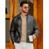 imageCOOFANDY Mens Knit Polo Sweater Long Sleeve VNeck Pullover Sweaters Casual Collared Ribbed Knitted PolosLight Khaki