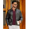 imageCOOFANDY Mens Knit Polo Sweater Long Sleeve VNeck Pullover Sweaters Casual Collared Ribbed Knitted PolosWine Red