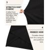 imageCOOFANDY Mens Polo Sweater Casual Long Sleeve Knit Polos Button Down Collared Golf Pullover SweatersBlack